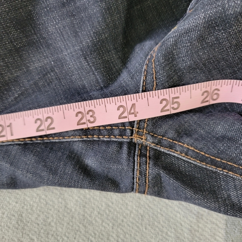 ENZO Denim Mens Premium Denim Jeans Cropped Streetwear Medium Wash Size 36 X 24 - Picture 13 of 14